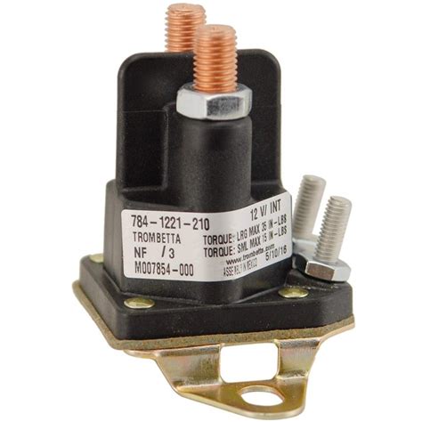 Once the solenoid has pulled-in it. . Trombetta solenoid